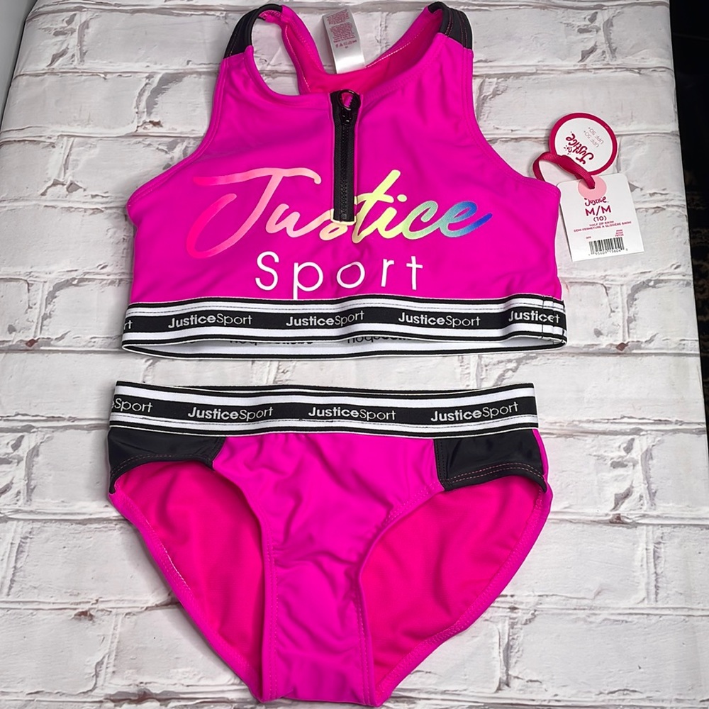 Justice Two Piece Swimsuit Bikini